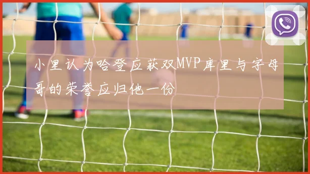 小里认为哈登应获双MVP库里与字母哥的荣誉应归他一份