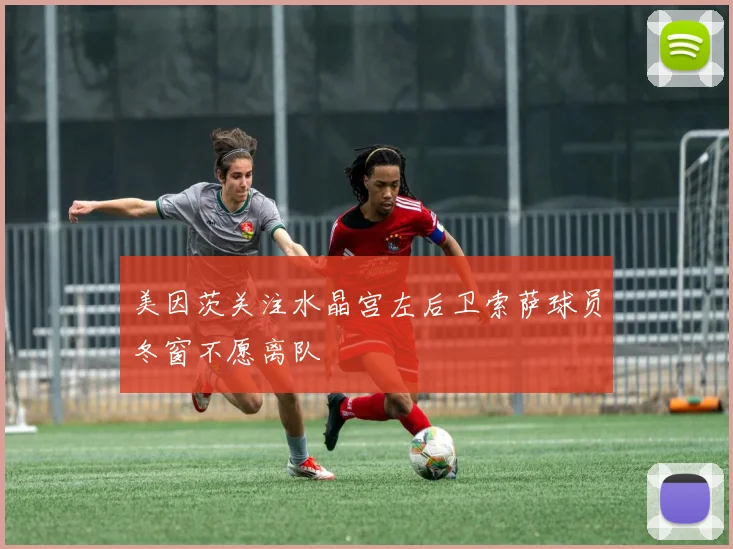 美因茨关注水晶宫左后卫索萨球员冬窗不愿离队